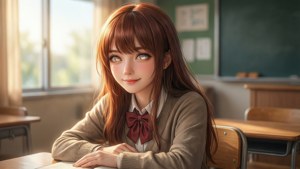 Monika in Classroom