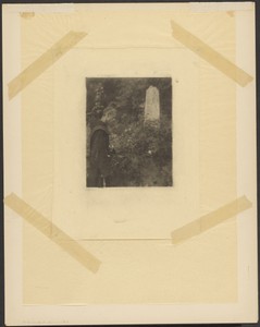 [Monk in a Cemetery]