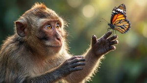 Monkey and Butterfly
