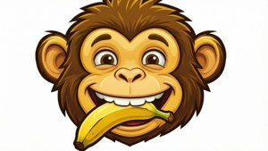Monkey Banana Face