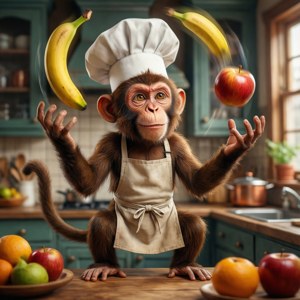 Monkey Chef Toon