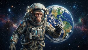 Monkey in Space