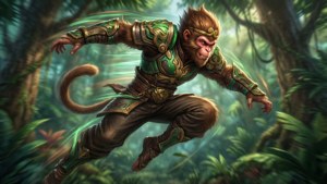 Monkey Jump Acrobatics