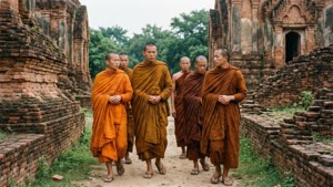 Monks at the Sanctuary