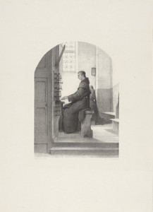 Monnik aan het orgel