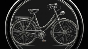 Mono Bicycle Silhouette