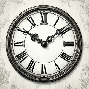 Mono Clock Vector