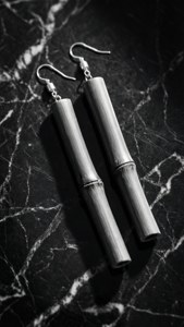 Monochrome Bamboo Drops