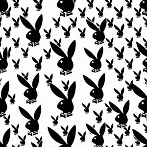Monochrome Bunny Pattern