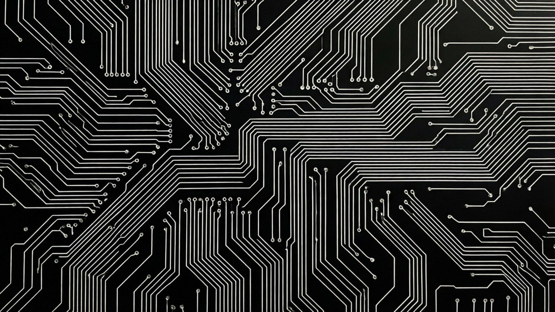 Monochrome Circuit by Wallpapers.art Studio