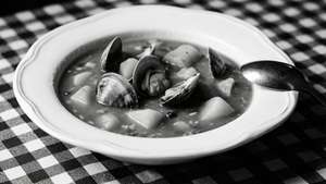Monochrome Clam Chowder
