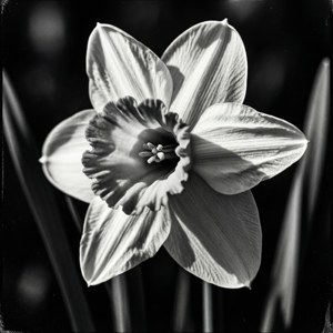 Monochrome Daffodil