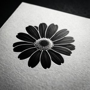 Monochrome Daisy Logo