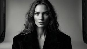 Monochrome Editorial Glamour