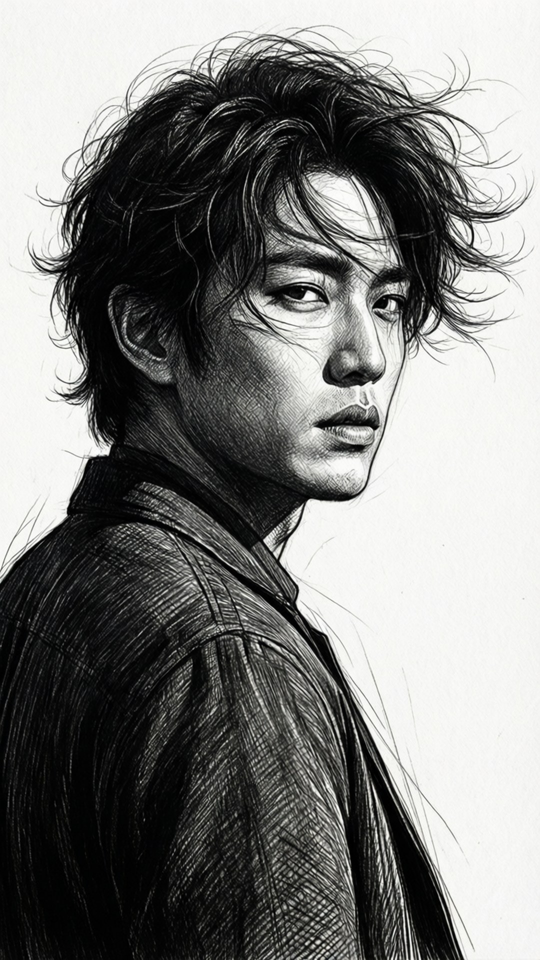 Monochrome Glance by Wallpapers.art Studio