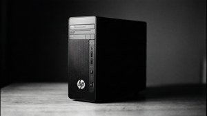 Monochrome HP Desktop