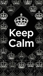 Monochrome Keep Calm
