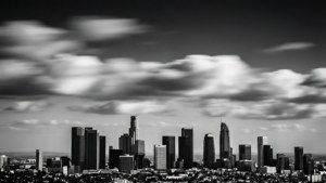 Monochrome LA Skyline