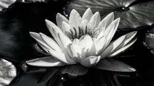 Monochrome Lily