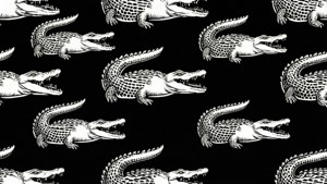 Monochrome Pattern Lacoste