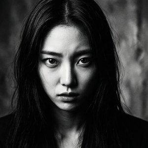 Monochrome Portrait Haerin