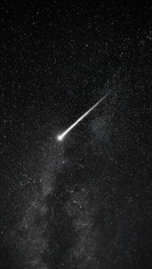 Monochrome Shooting Star