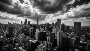 Monochrome Skyline