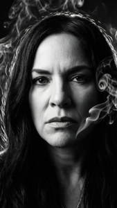 Monochrome Smoke Portrait