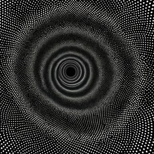 Monochrome Spiral Dots