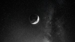Monochrome Starry Night