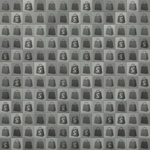 Monochrome Tiled Shopify Icons