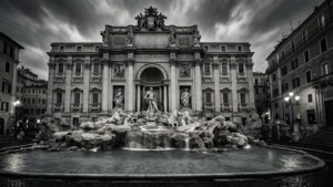 Monochrome Trevi