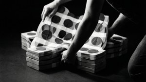 Monochrome Twister Abstraction