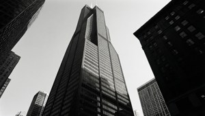 Monochrome Willis Tower