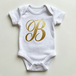 Monogram Baby Onesie SVG
