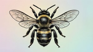 Monoline Bee Art