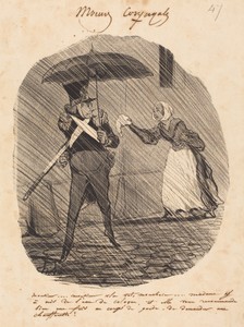 Monsieur... Monsieur, v'la vot' mouchoir