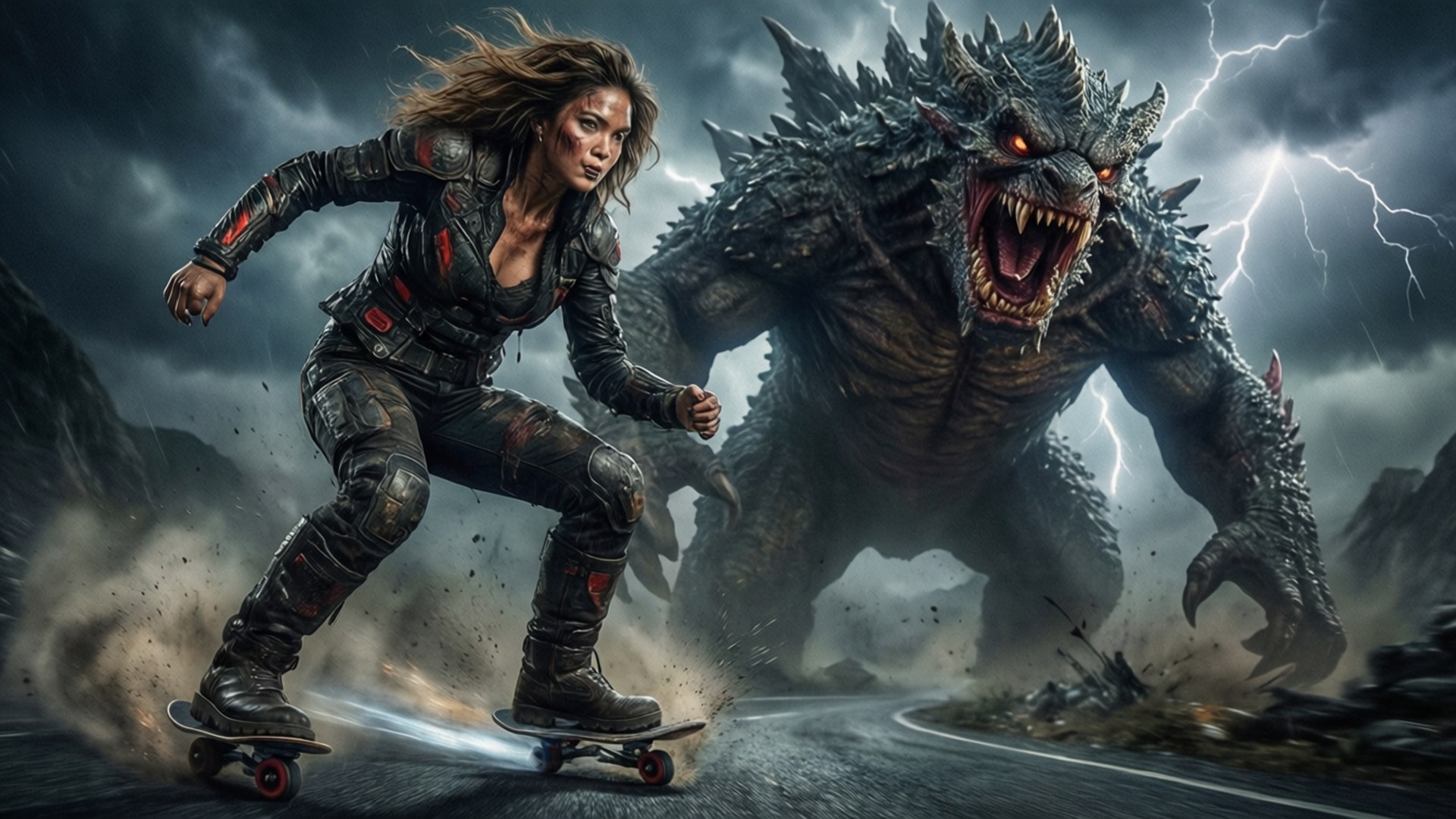 Monster Showdown by Wallpapers.art Studio