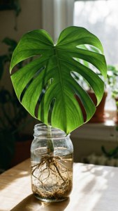 Monstera Propagation Jar