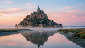Mont Saint Michel Dawn