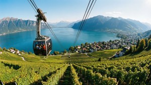 Montreux Cable Car View