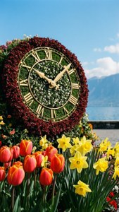Montreux Flower Clock