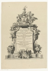 Monument met opdracht aan Balthazar Scott