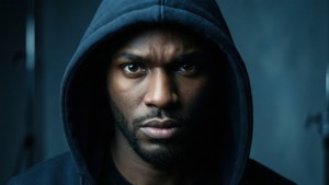 Moody Blue Portrait