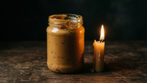Moody Candlelight Jar