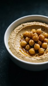 Moody Hummus Close-up