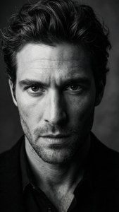 Moody Monochrome Portrait