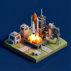 Moon Colony Launch