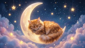 Moon Dreamer Cat