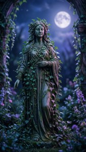 Moon Goddess Statue